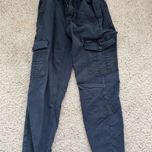 American Eagle Black Cargo Pants- Size 2 short